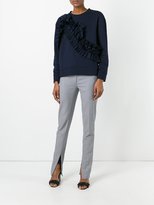Thumbnail for your product : Cédric Charlier ruffled panel sweatshirt