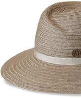 Thumbnail for your product : Maison Michel Virginie woven fedora hat
