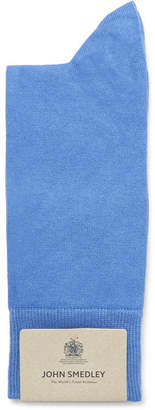 John Smedley Sigma Sea Island Cotton-Blend Socks