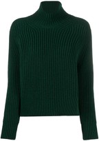 Thumbnail for your product : AMI Paris Rib-Knit Roll-Neck Jumper