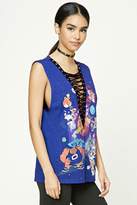 Thumbnail for your product : Forever 21 FOREVER 21+ Looney Tunes Lace-Up Top