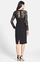 Thumbnail for your product : Vince Camuto Lace Inset Sheath Dress