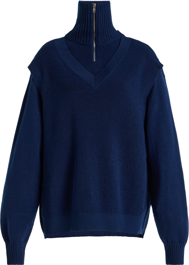 Marie Adam-Leenaerdt in-One Wool-Blend SweaterAdam-Leenaerdt