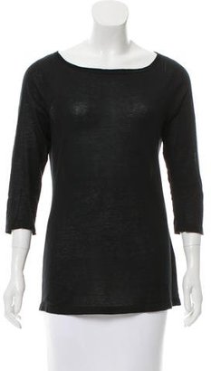 Magaschoni Long Sleeve Knit Top
