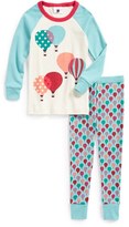 Thumbnail for your product : Tea Collection 'Luftballons' Two-Piece Fitted Pajamas (Toddler Girls, Little Girls & Big Girls)