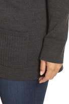 Thumbnail for your product : Sejour Ribbed V-Neck Cardigan (Plus Size)