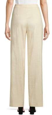 Theory High Rise Linen-Blend Trousers