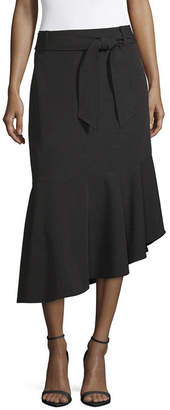 WORTHINGTON Worthington Womens Mid Rise Midi Flared Skirt