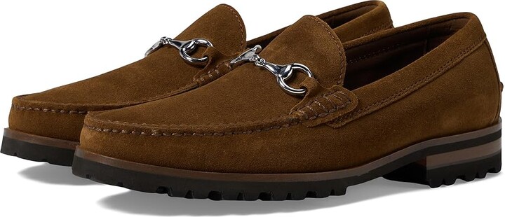 Johnston & Murphy Collection Baldwin Lug Bit Men's Lace-up Boots Snuff English Suede : 8 M, Leather/Suede