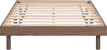 George Oliver Modern Grey Bed With A And Stable Frame Full Floating Platform In - Design Particle Board, Plywood, Rubberwood