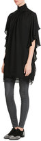 Thumbnail for your product : Tamara Mellon Silk Tunic with Lace
