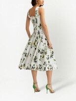 Thumbnail for your product : Oscar de la Renta Floral-Print Midi Dress