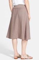 Thumbnail for your product : Allen Allen Linen Foldover Waist Skirt