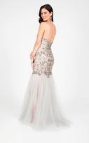 Thumbnail for your product : Terani Couture Wonderful Beaded Sweetheart Scalloped Hemline Polyester Mermaid Gown 1711P2394