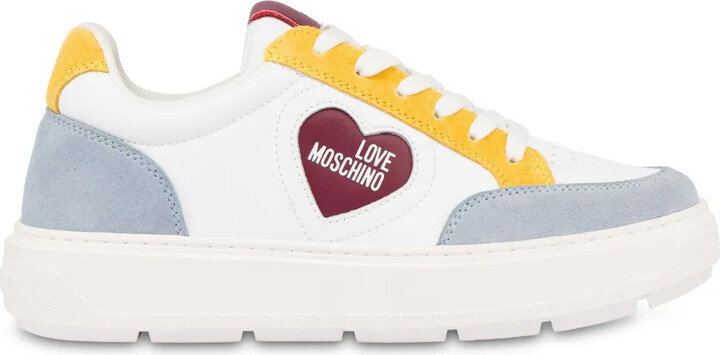 Love Moschino Logo-Patch Panelled Sneakers