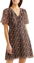 Thumbnail for your product : Madewell Floral-print Chiffon Mini Dress