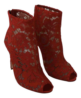 d&g red perfume boots