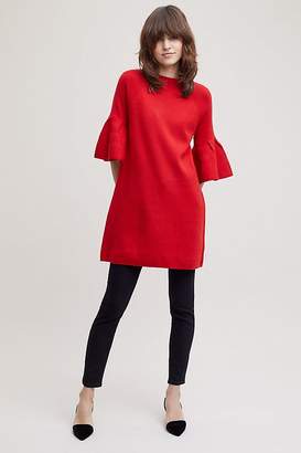 Anthropologie Brenchley Ruffle Sleeve Tunic