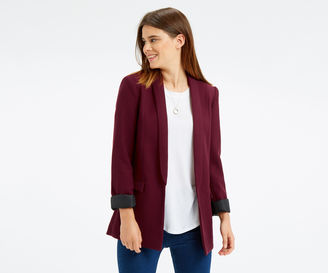 Oasis TEXTURED JACKET [span class="variation_color_heading"]- Red[/span]