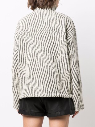 IRO Wave-Patterned Knitted Jumper
