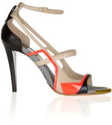 Thumbnail for your product : Jil Sander Color-block leather sandals