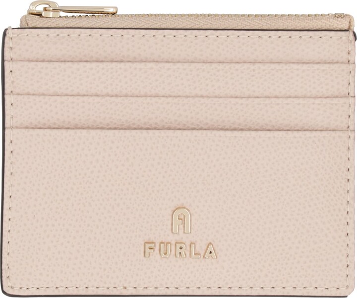 Furla Camelia Leather Card Holder
