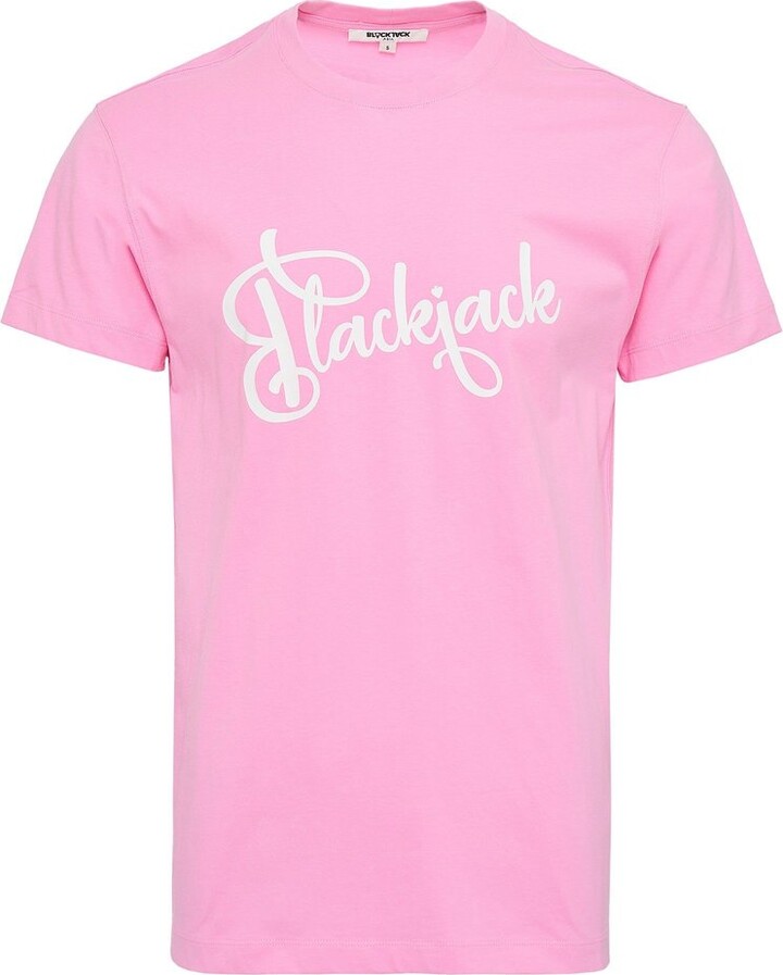 Blackjack Logo Printed Crewneck T-Shirt