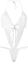 Thumbnail for your product : Folies By Renaud Cut-Out Lace Bodysuit