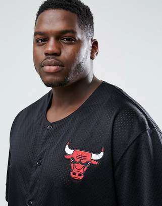 Mitchell & Ness Plus Chicago Bulls Mesh T-Shirt Nba Mesh T-Shirt
