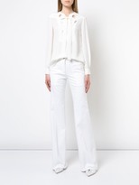 Thumbnail for your product : Derek Lam Sarah lace-up blouse