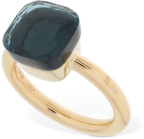 Pomellato Nudo 18kt Gold Ring W/ Blue London Topaz - ShopStyle
