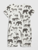 Thumbnail for your product : Gap Baby Organic Cotton Smocked Shorty One-Piece