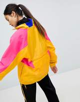 Thumbnail for your product : Nike Vaporwave Oversized Half Zip Track Jacket In Yellow With Colour Block