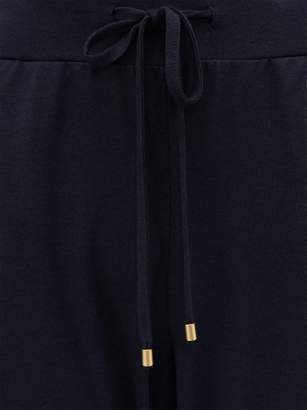 Hanro High-rise Cotton-blend Jersey Pyjama Trousers - Womens - Navy