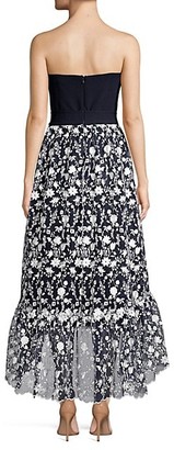 Shoshanna Mailly Strapless Belted Dress