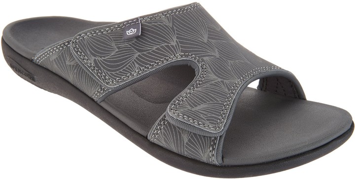 womens orthotic slide sandals