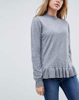 Thumbnail for your product : B.young Ruffle Hem Sweater