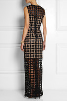Thumbnail for your product : Jonathan Saunders Molly satin-embroidered tulle gown