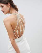 Thumbnail for your product : Minuet Exposed Back Maxi Dress With Strap Detail