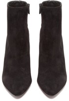 Thumbnail for your product : Christian Louboutin Eloise 85 Suede Ankle Boots - Black