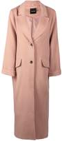 Thumbnail for your product : boohoo Oversized Maxi Wool Look Coat