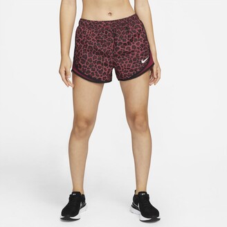 Conmoción Suyo cigarrillo Nike Dri-FIT Tempo Women's 3" Leopard Print Running Shorts - ShopStyle