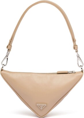 Prada Triangle leather mini bag - ShopStyle