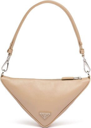 Prada Saffiano leather Triangle bag - ShopStyle