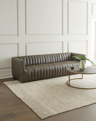 Brown Tufted Sofa The World S, Kaleb 84 Tufted Leather Sofa And 61 Loveseat Set