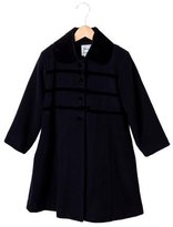 Thumbnail for your product : Florence Eiseman Girls' Velvet-Trimmed Wool Coat w/ Tags