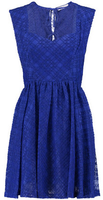 Sandro Corded Lace Mini Dress