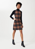Thumbnail for your product : Hobbs London Petite Nicola Wool Check Shift Dress