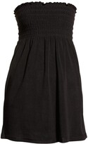 Thumbnail for your product : Pam & Gela Smocked Strapless Dress