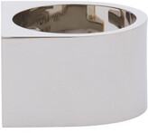 Thumbnail for your product : Fendi Silver & Gold 'Forever Fendi' Signet Ring
